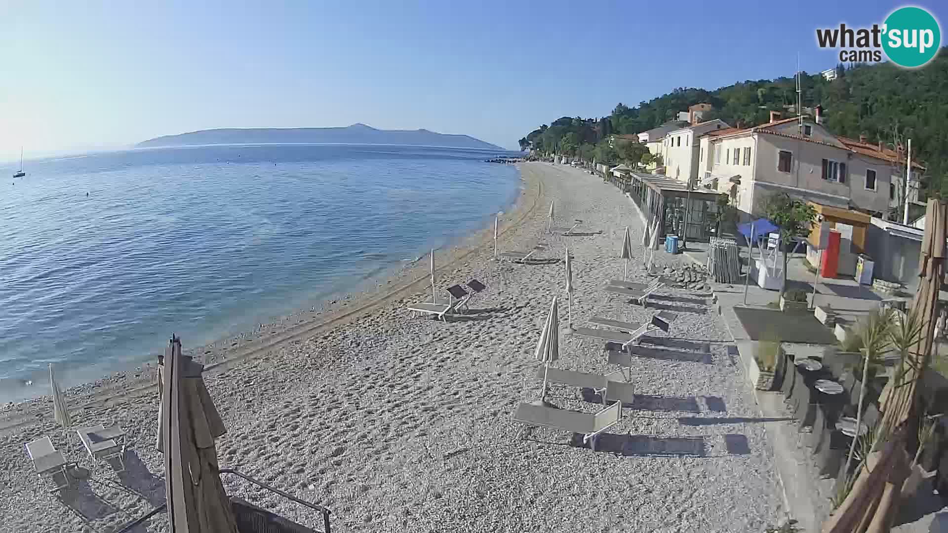 Livecam Draga di Moschiena – spiaggia