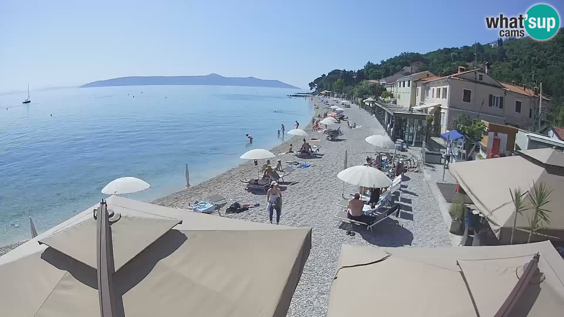 Livecam Draga di Moschiena – spiaggia
