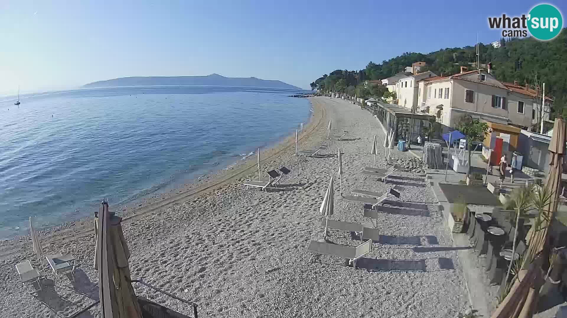 Livecam Draga di Moschiena – spiaggia