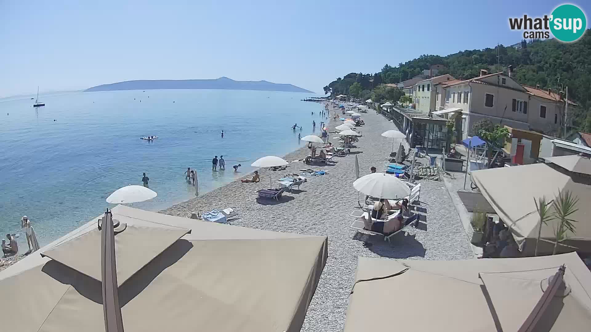 Live Cam Mošćenička Draga – plage