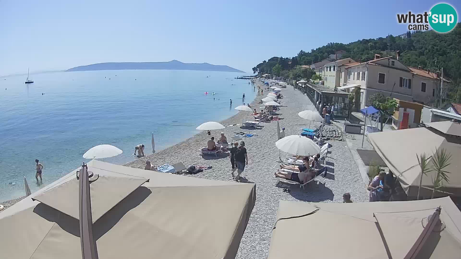 Live Cam Mošćenička Draga – plage