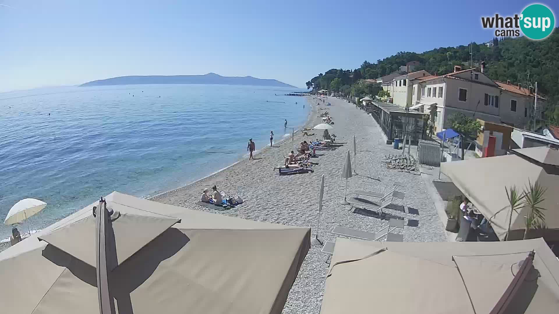 Livecam Draga di Moschiena – spiaggia