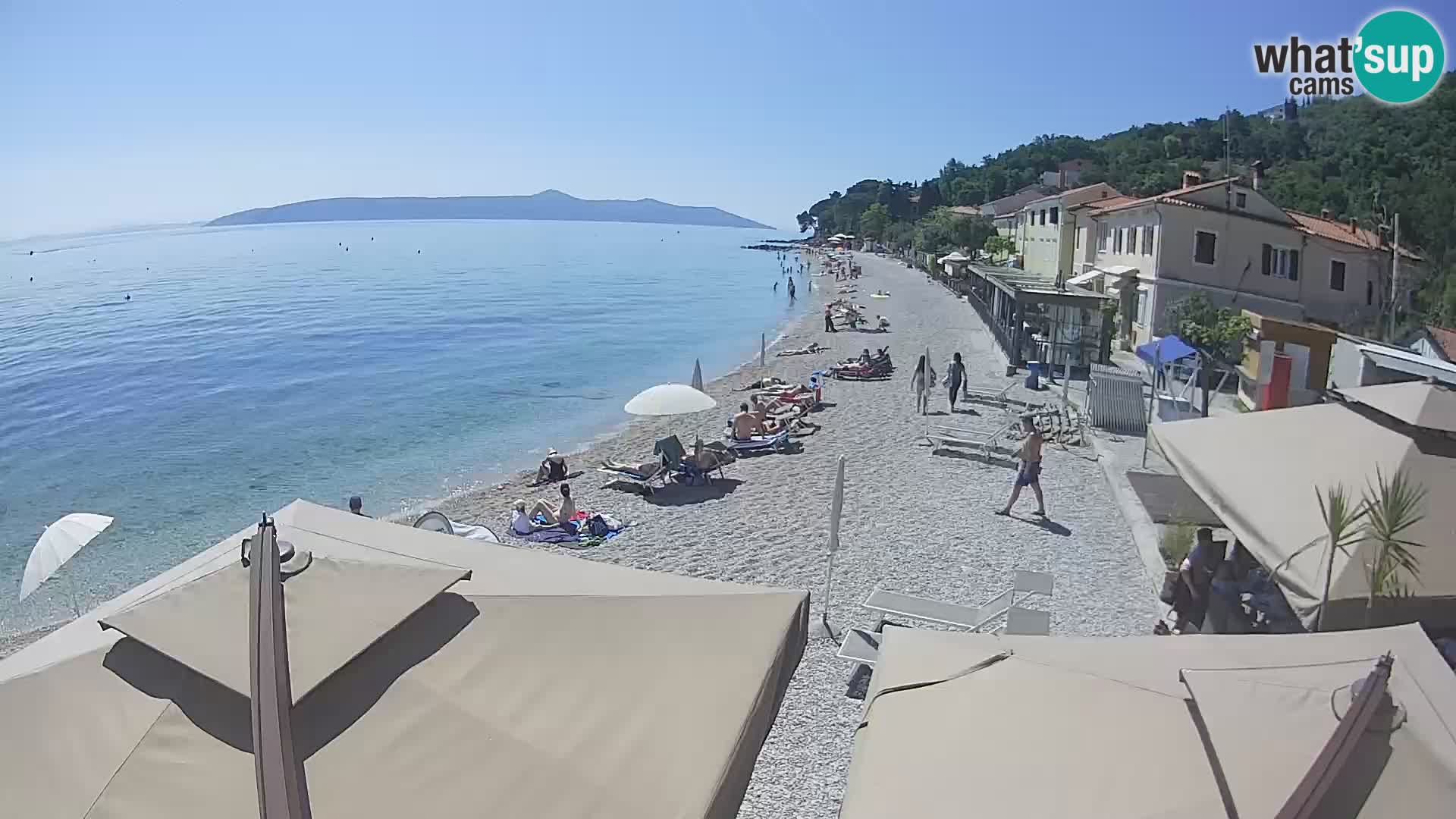 Web kamera Mošćenička Draga – plaža