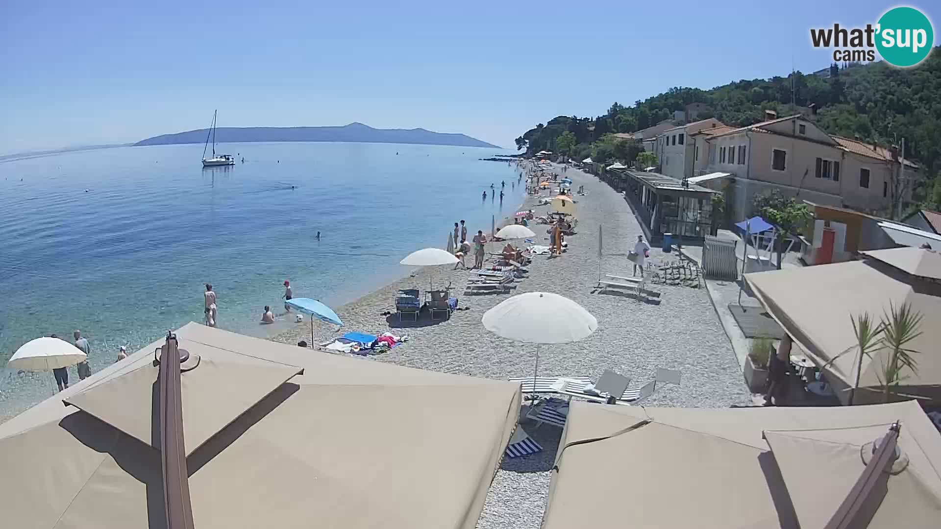Kamera v živo Mošćenička Draga – plaža