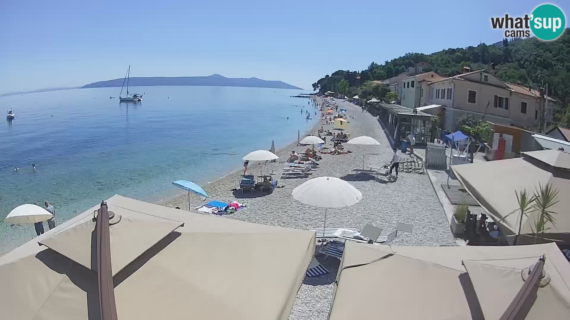 Kamera v živo Mošćenička Draga – plaža