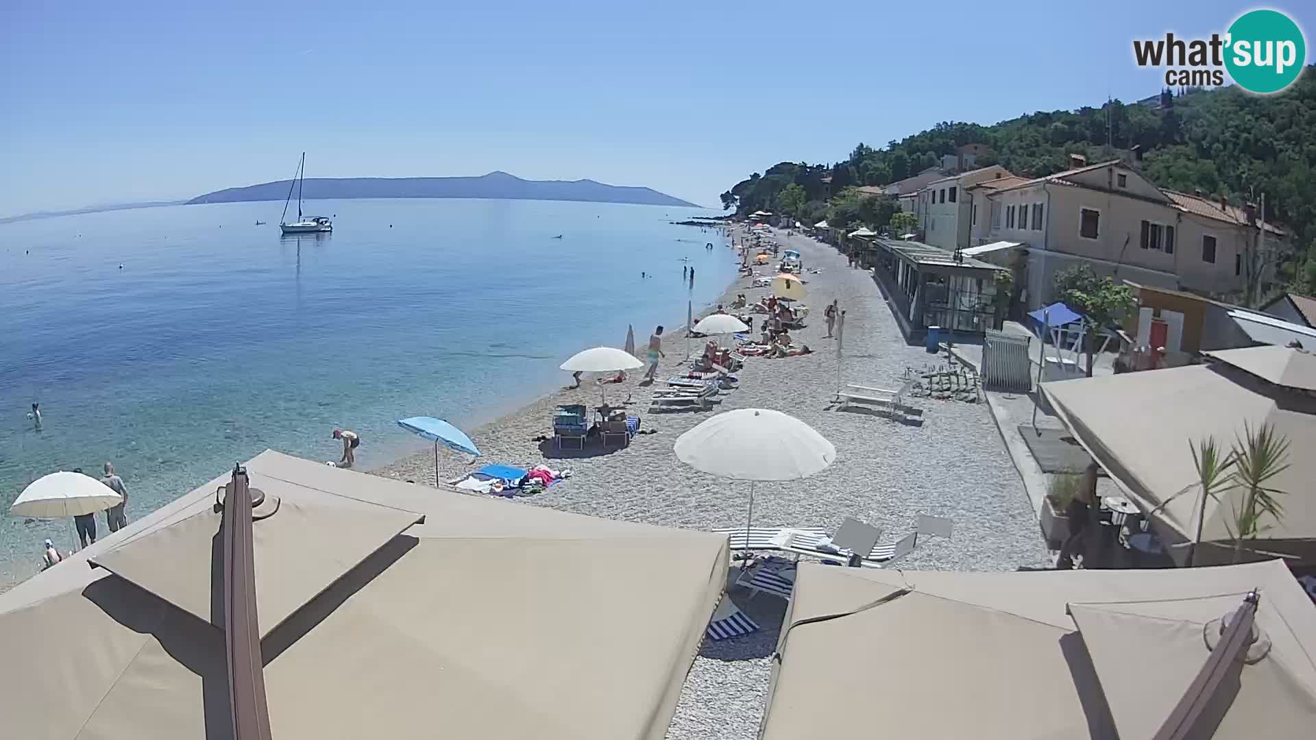 Kamera v živo Mošćenička Draga – plaža