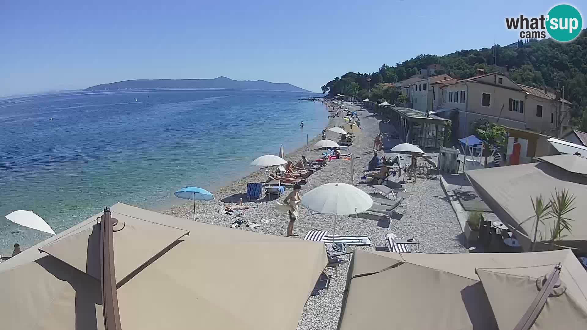 Web kamera Mošćenička Draga – plaža