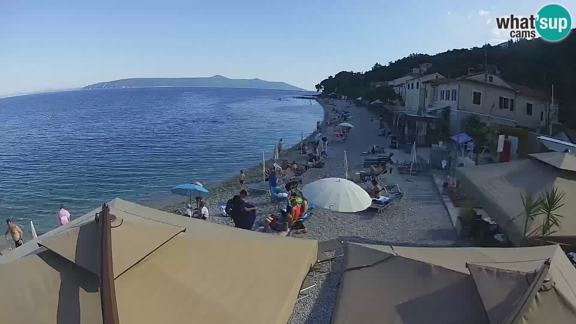 Livecam Draga di Moschiena – spiaggia