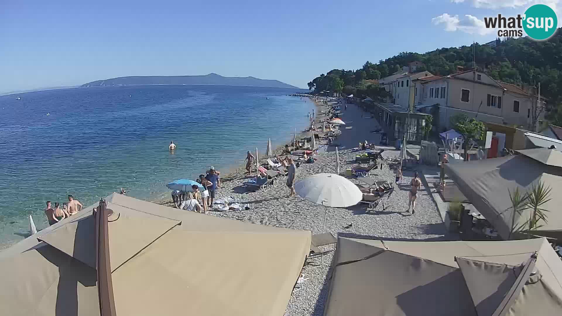 Web kamera Mošćenička Draga – plaža