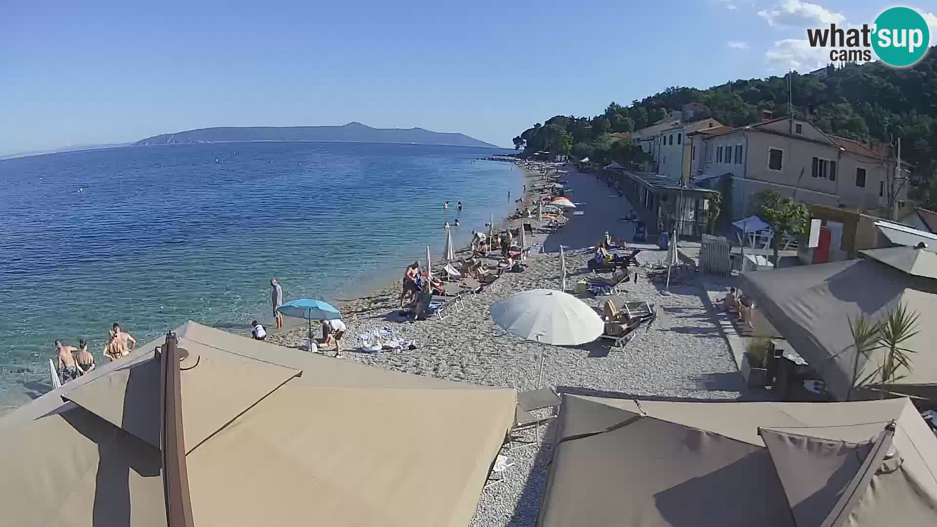 Web kamera Mošćenička Draga – plaža