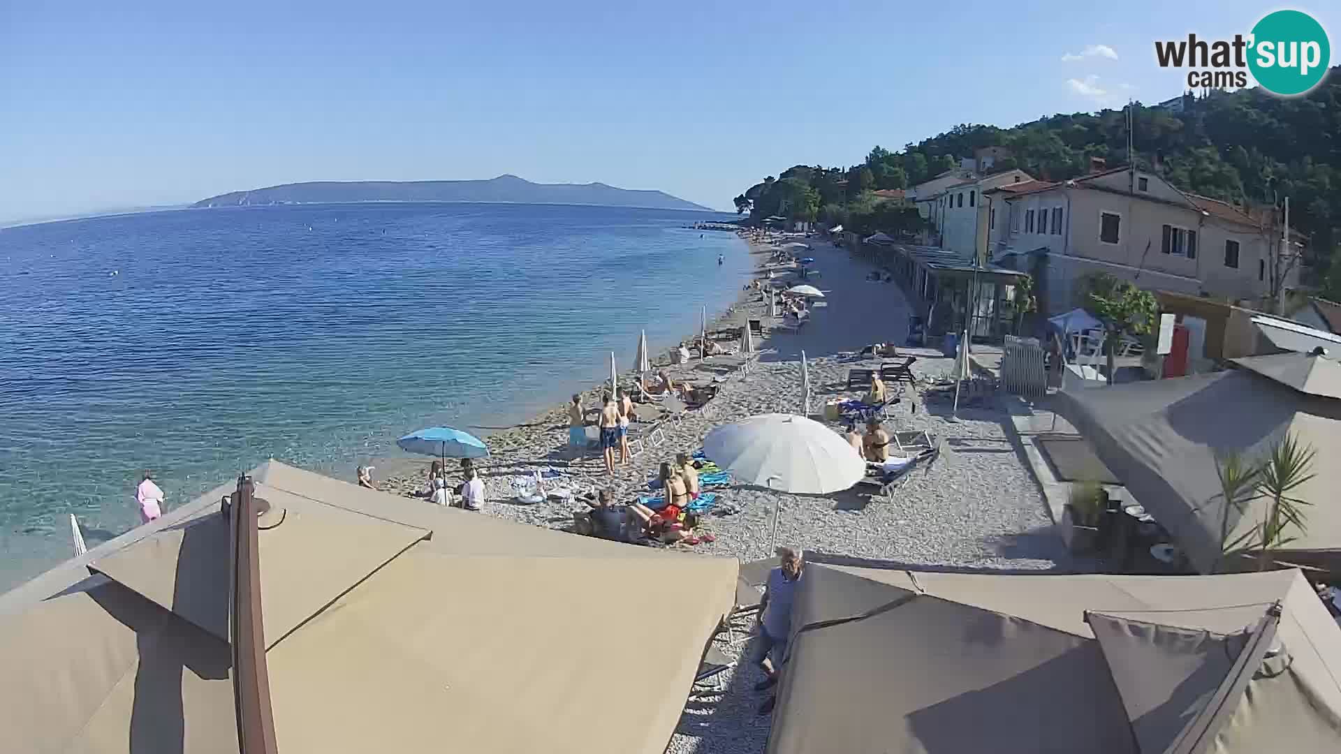 Live Cam Mošćenička Draga – plage
