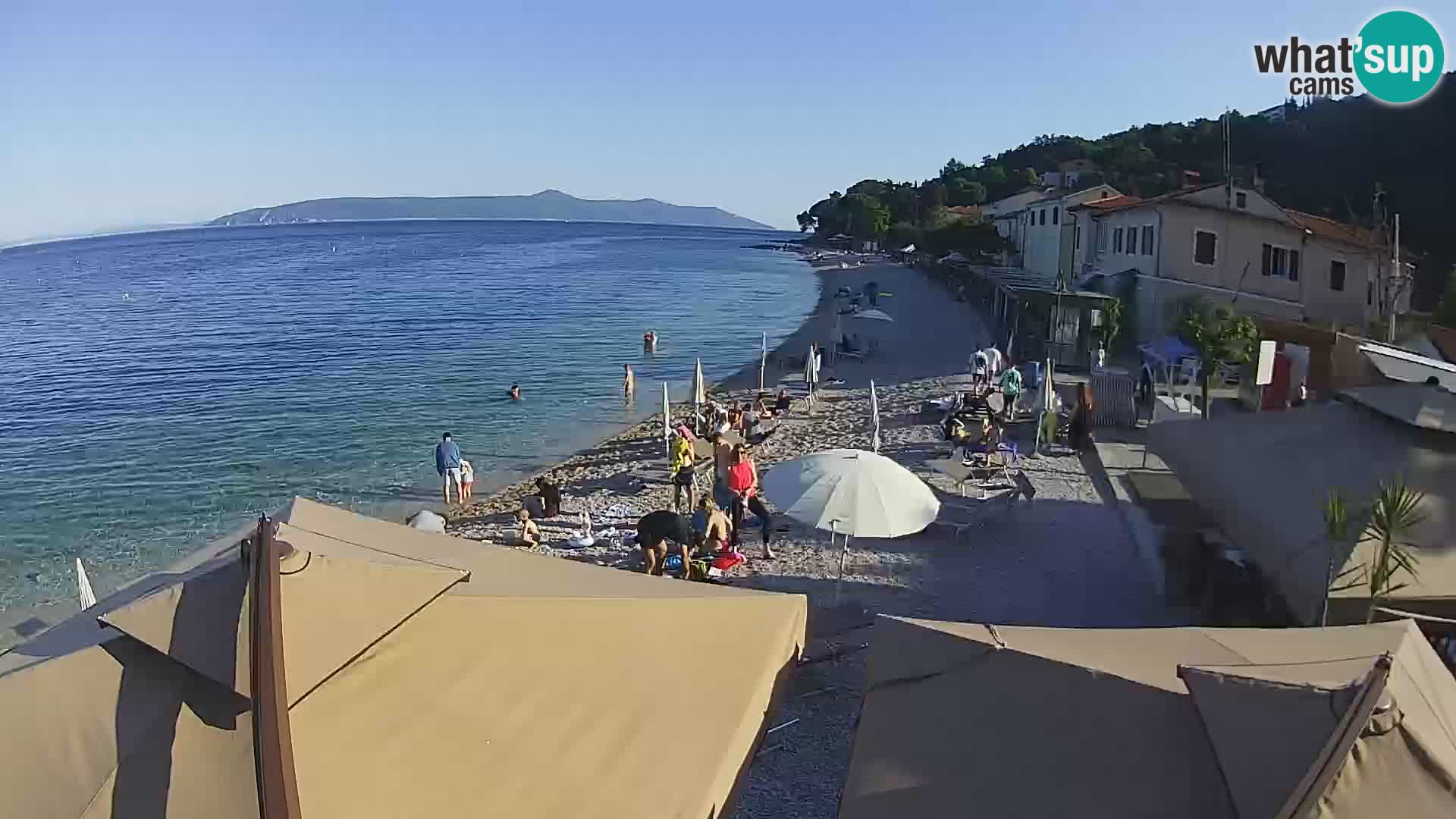 Live Cam Mošćenička Draga – plage