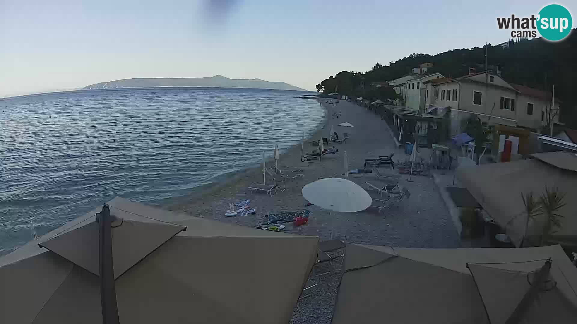 Web kamera Mošćenička Draga – plaža