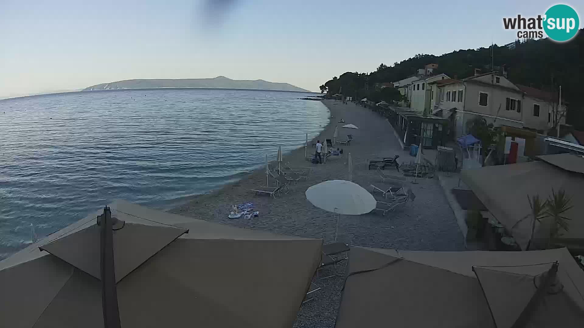 Livecam Draga di Moschiena – spiaggia