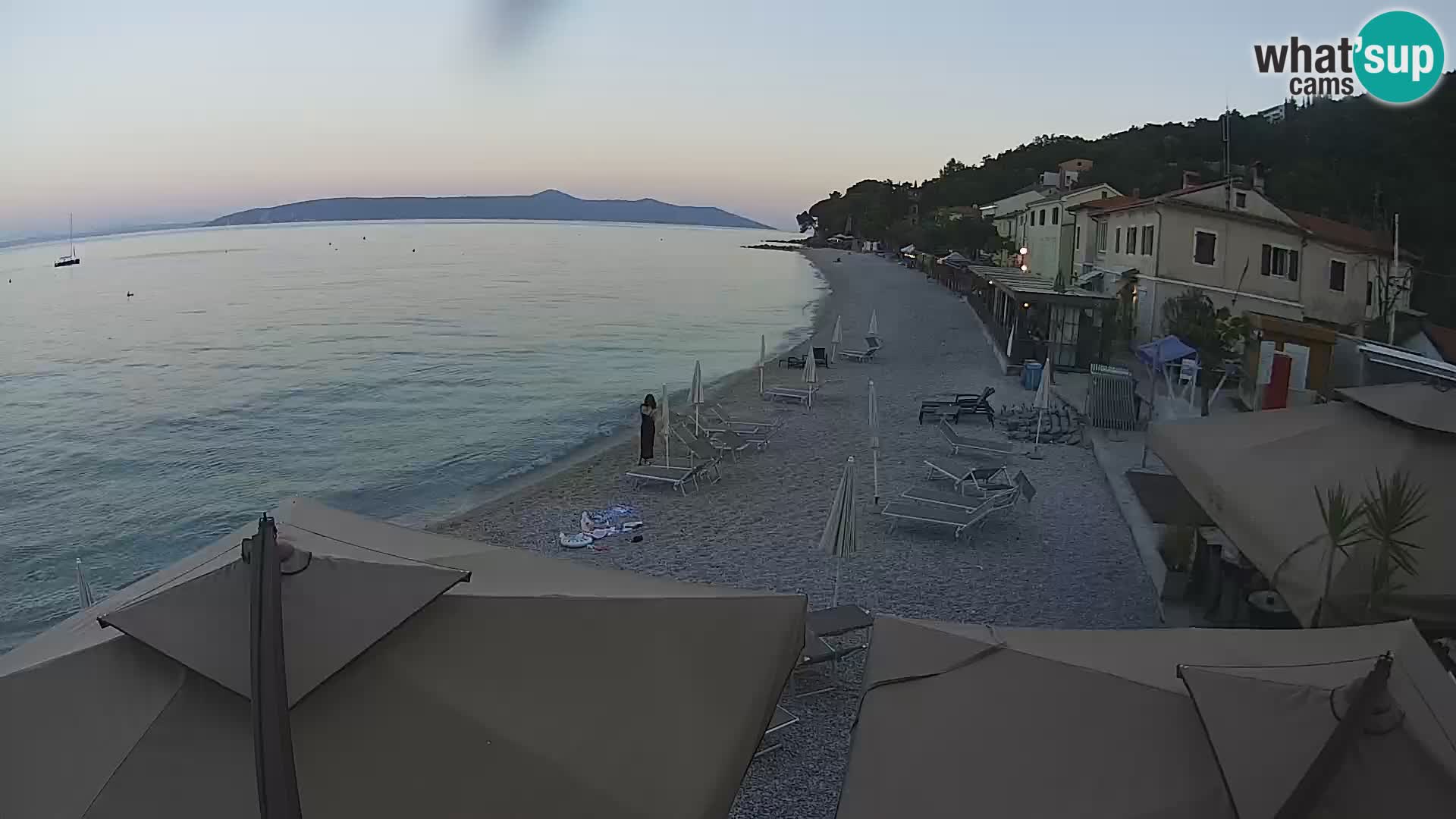 Livecam Draga di Moschiena – spiaggia