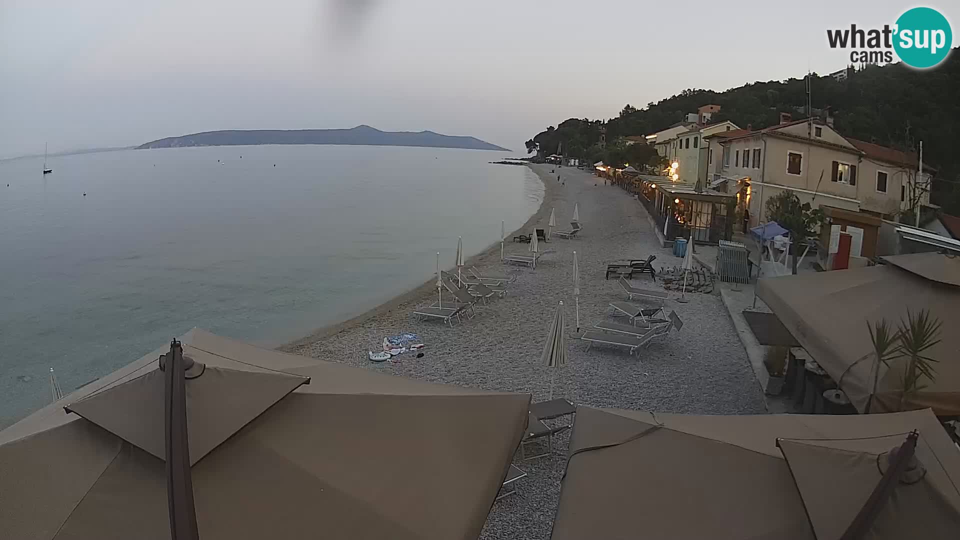Webcam Mošćenička Draga – Strand