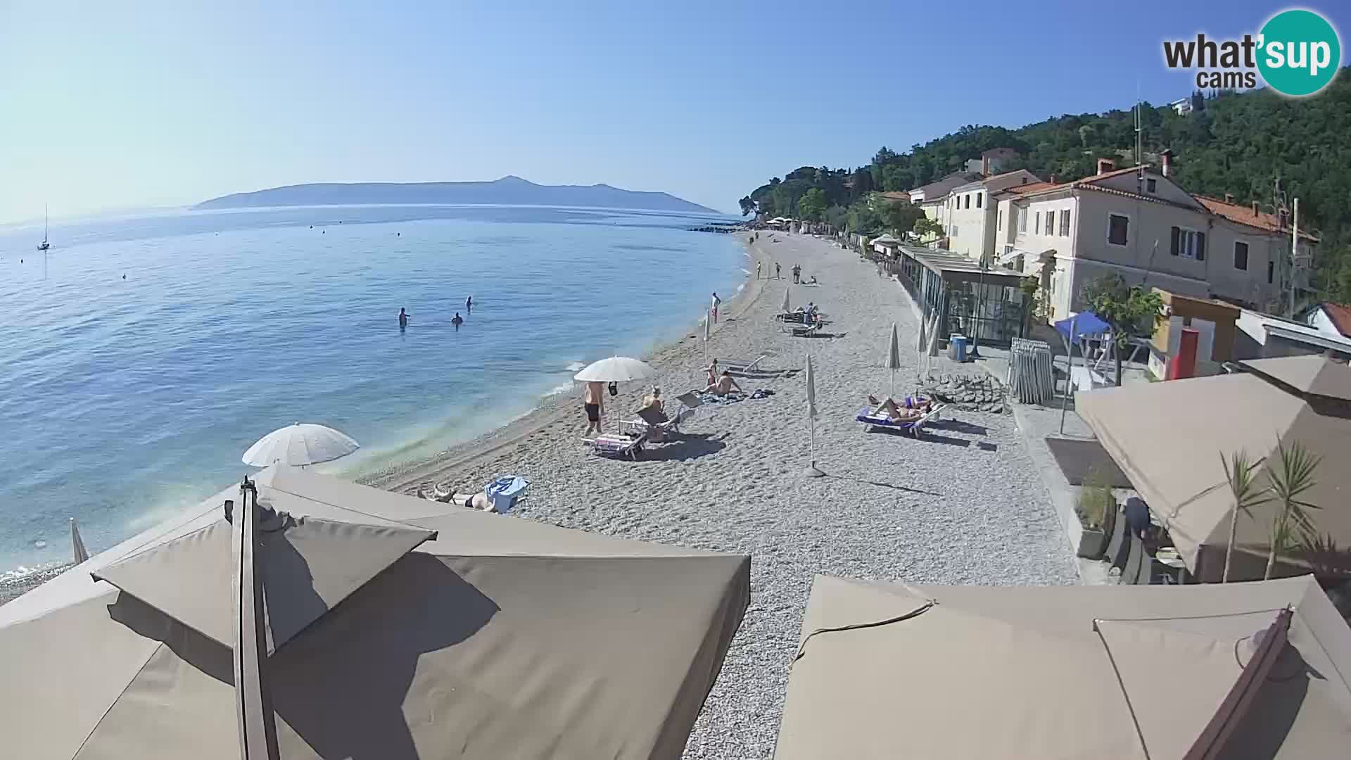 Web kamera Mošćenička Draga – plaža