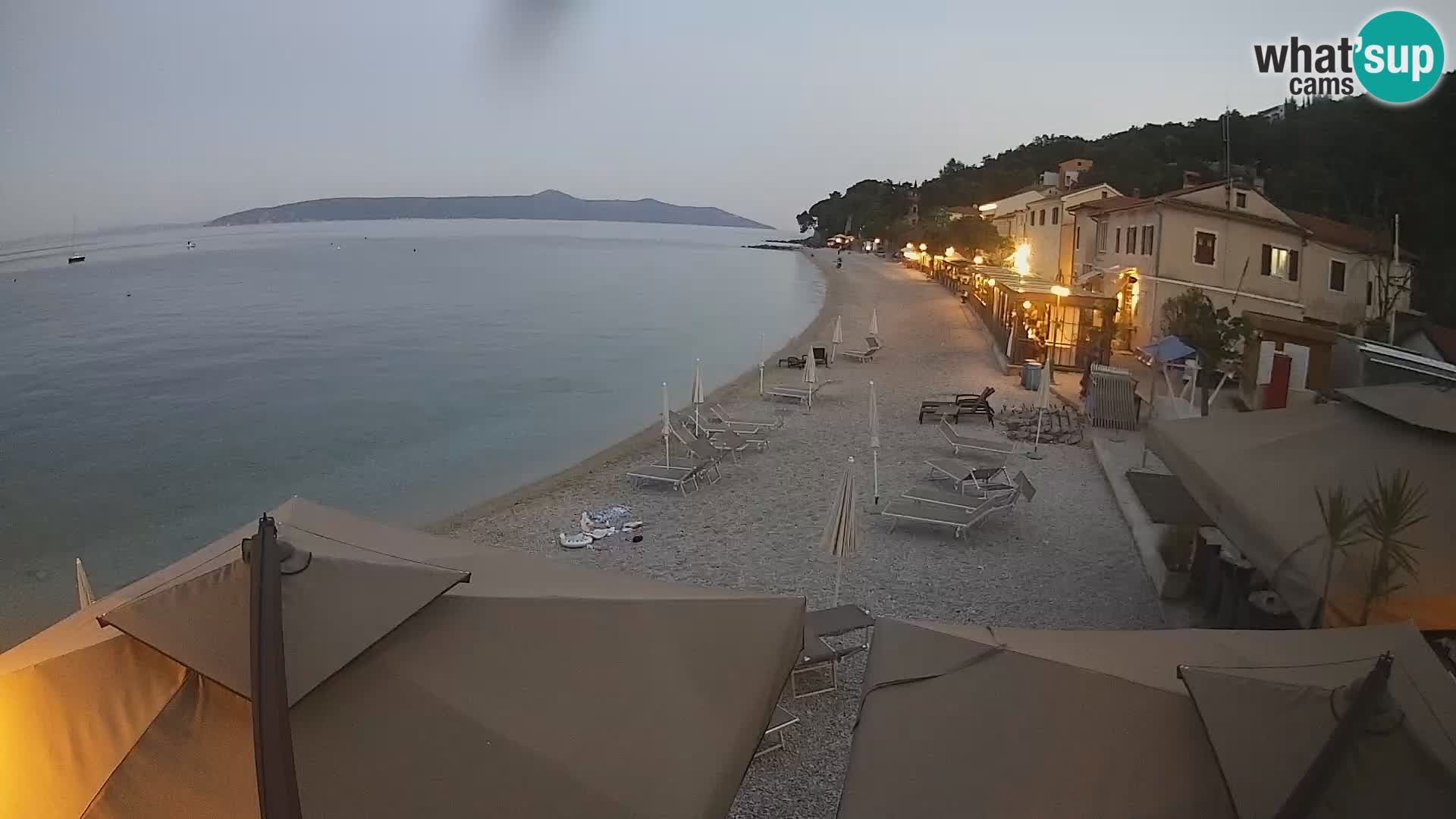 Livecam Draga di Moschiena – spiaggia