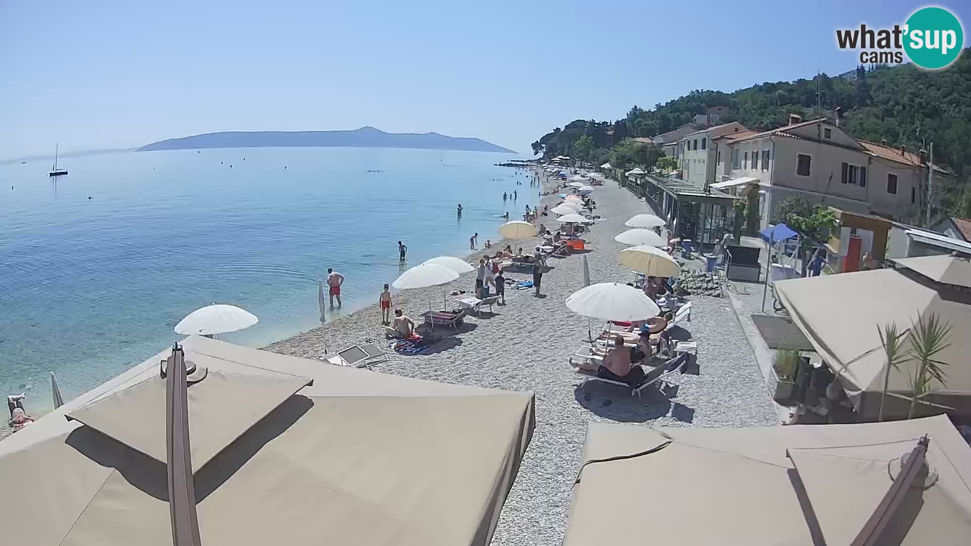 Livecam Draga di Moschiena – spiaggia