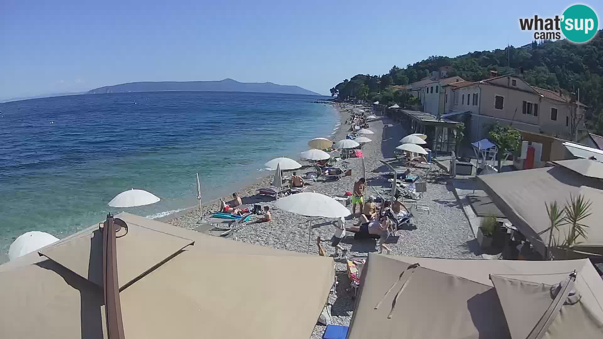 Kamera v živo Mošćenička Draga – plaža