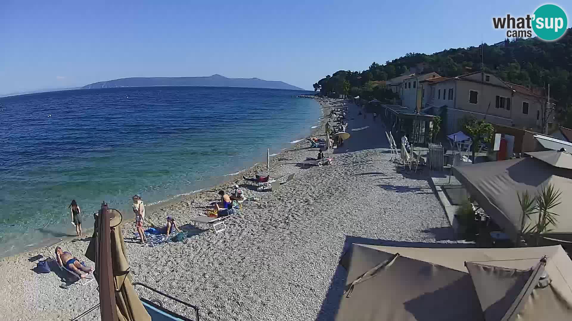 Kamera v živo Mošćenička Draga – plaža