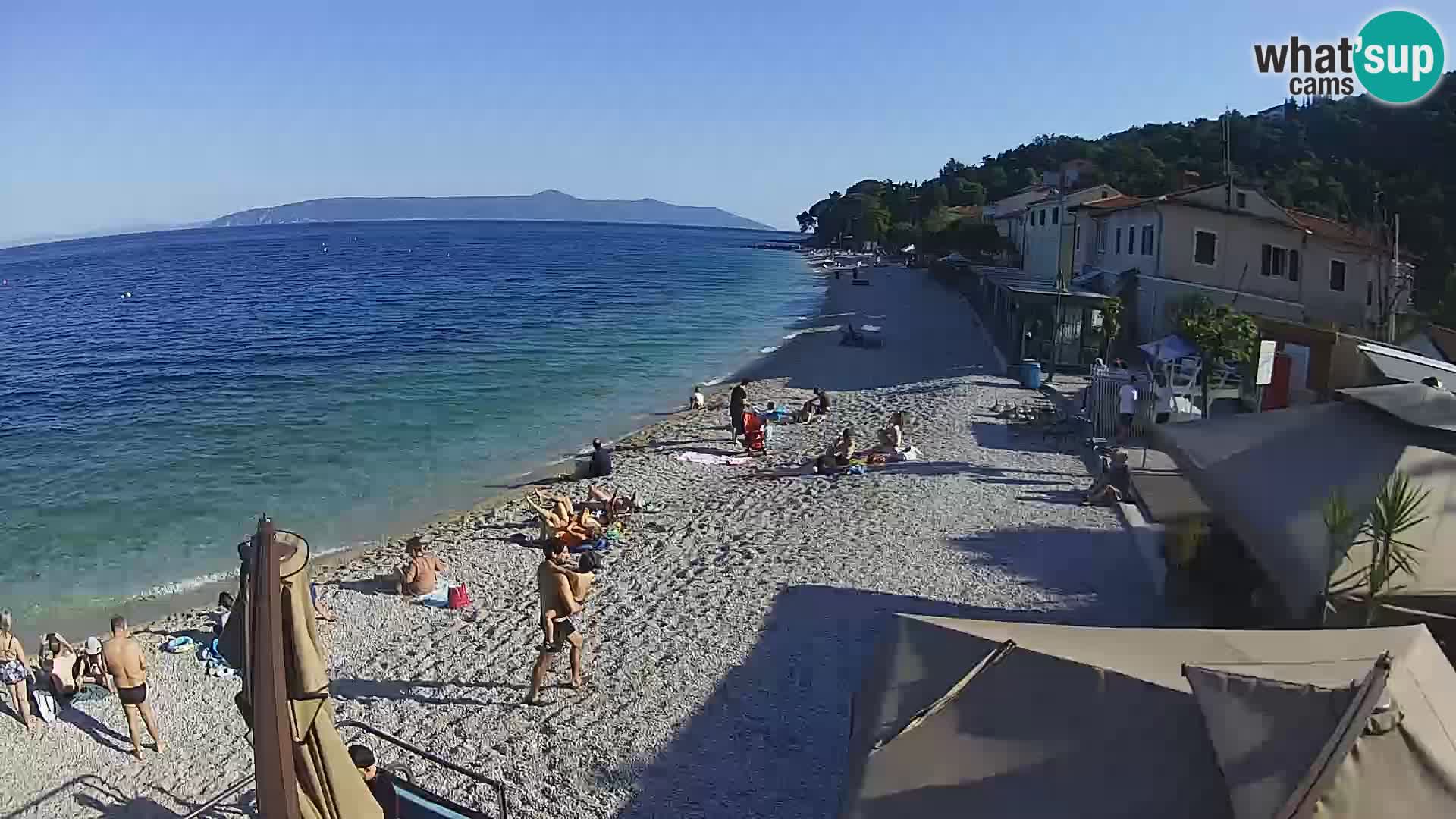 Livecam Draga di Moschiena – spiaggia