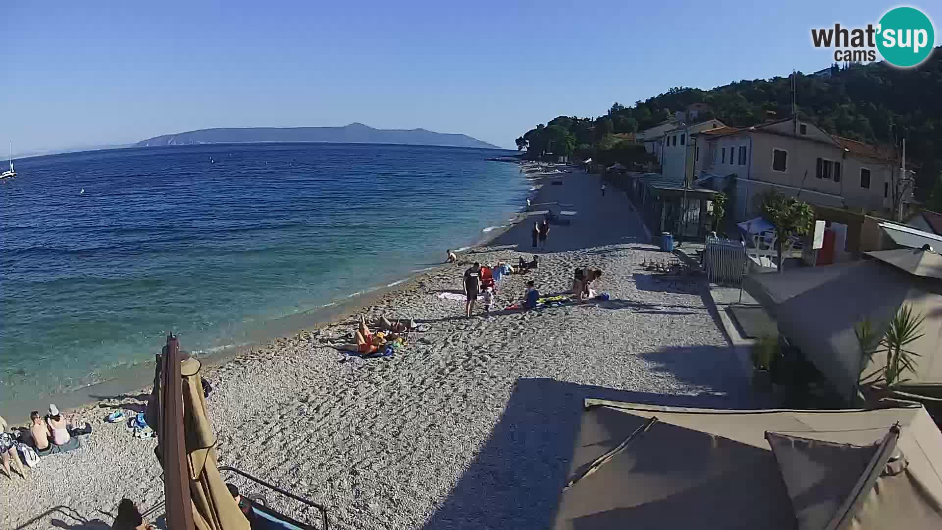 Livecam Draga di Moschiena – spiaggia