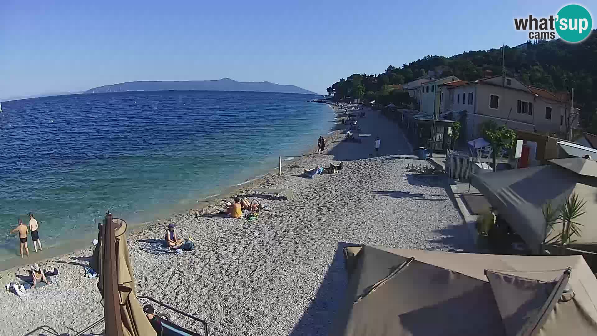 Livecam Draga di Moschiena – spiaggia