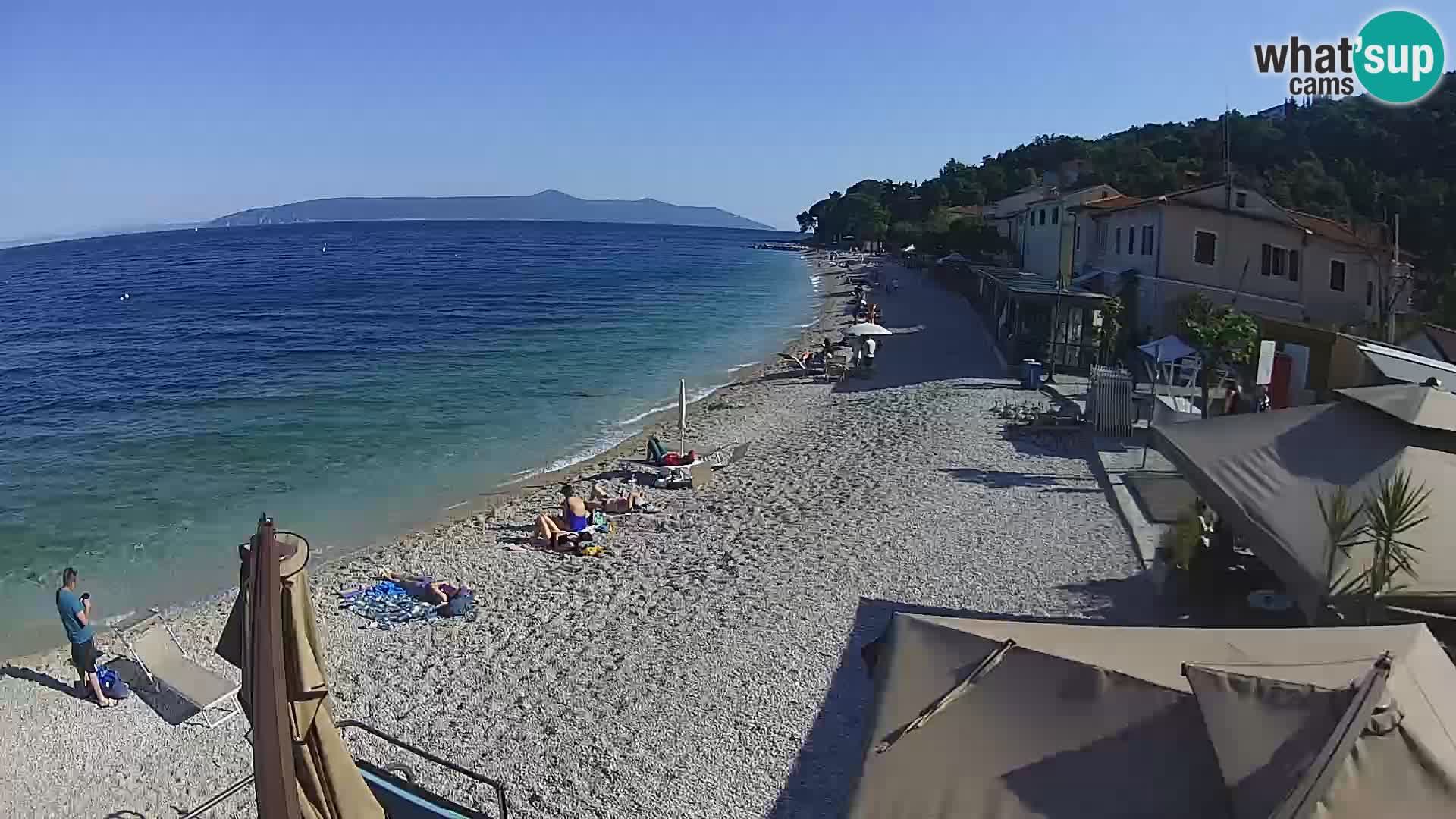 Web kamera Mošćenička Draga – plaža