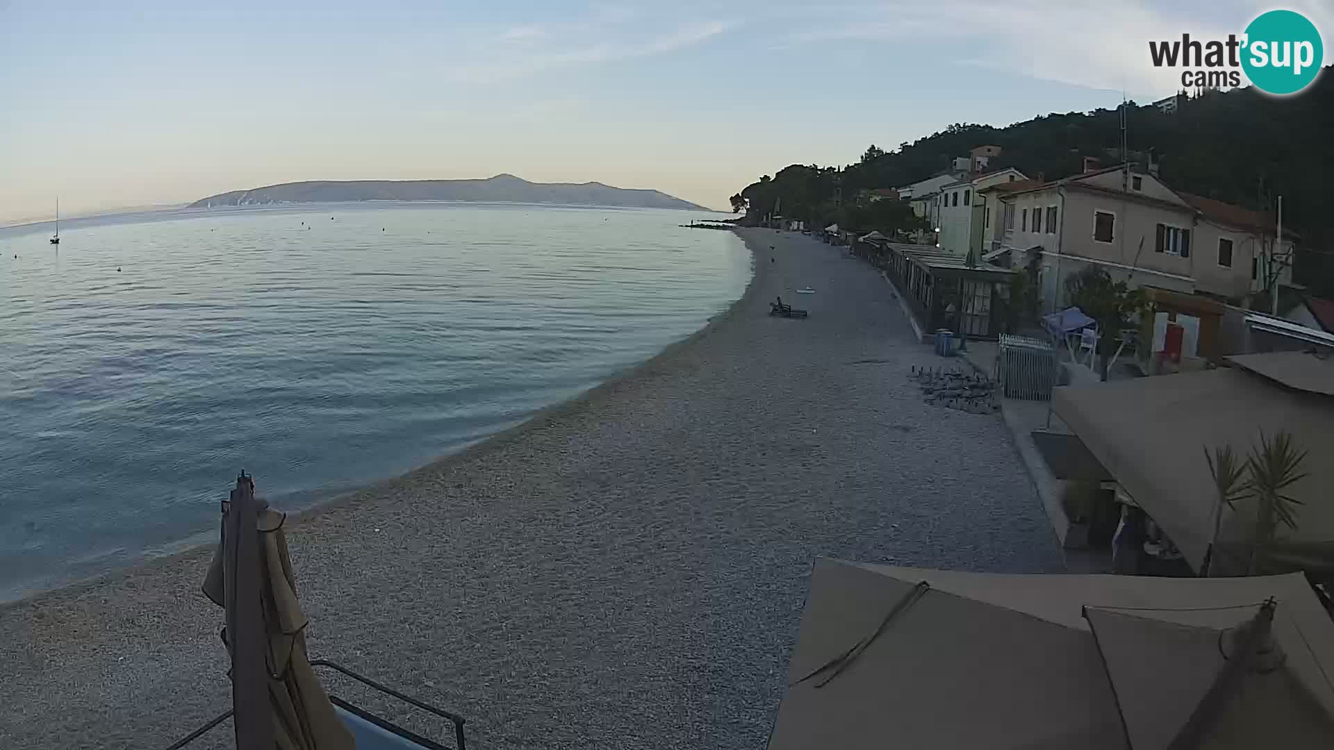 Webcam Mošćenička Draga – Strand