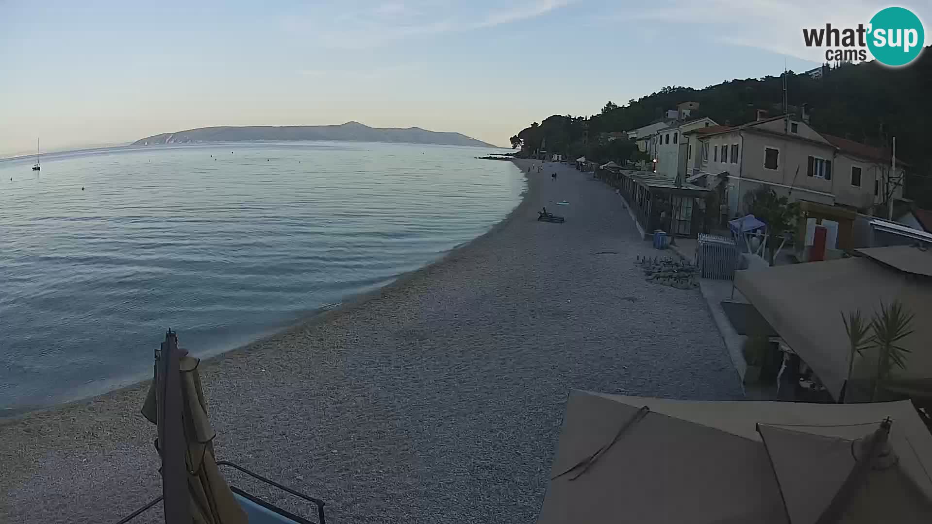 Webcam Mošćenička Draga – Strand