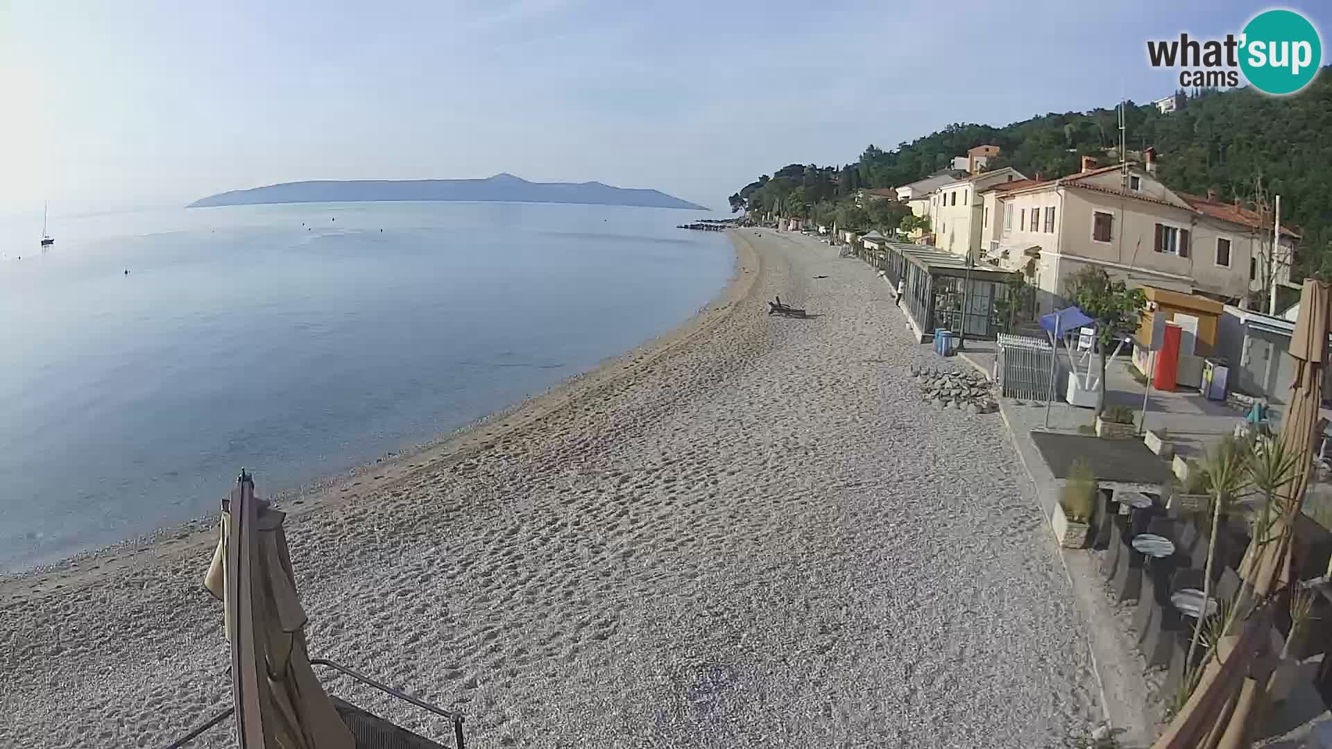Mošćenička Draga webcam beach