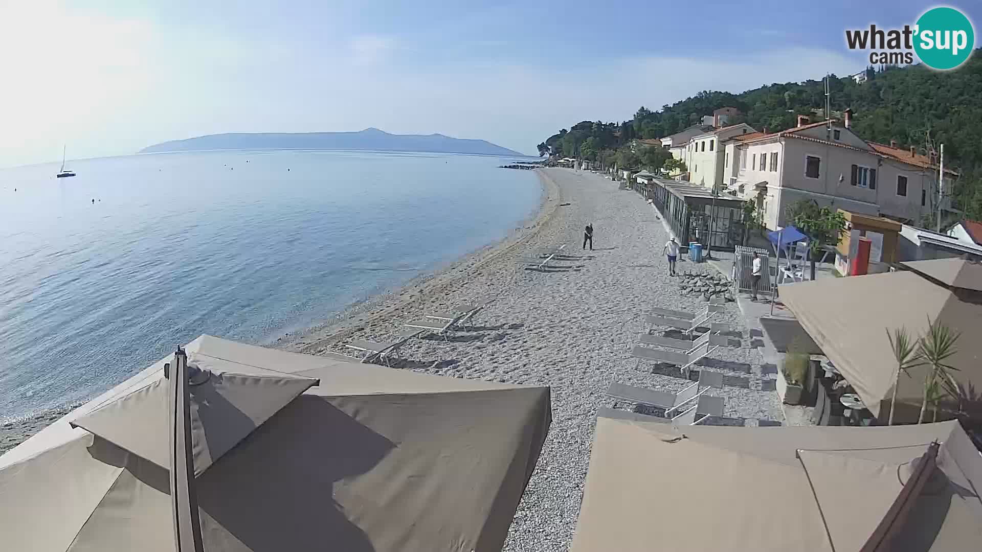 Livecam Draga di Moschiena – spiaggia