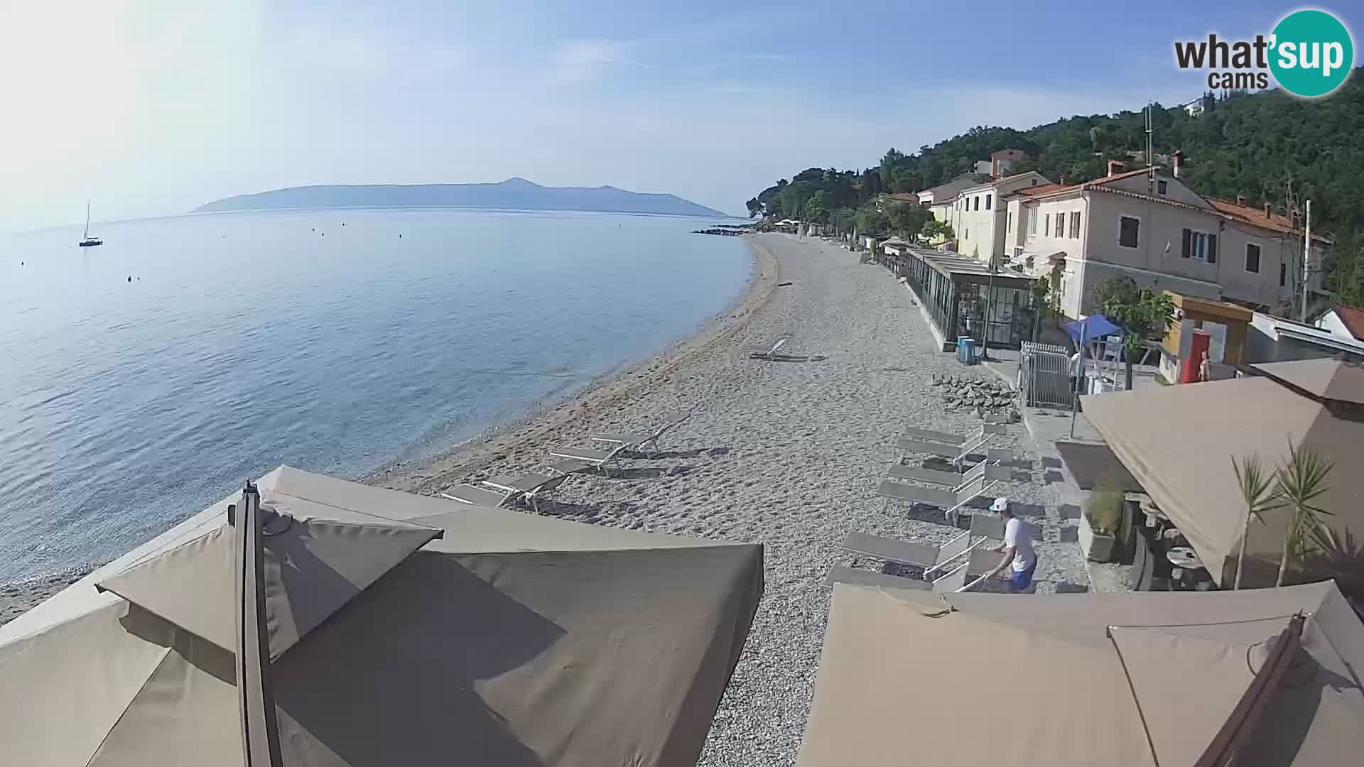 Web kamera Mošćenička Draga – plaža