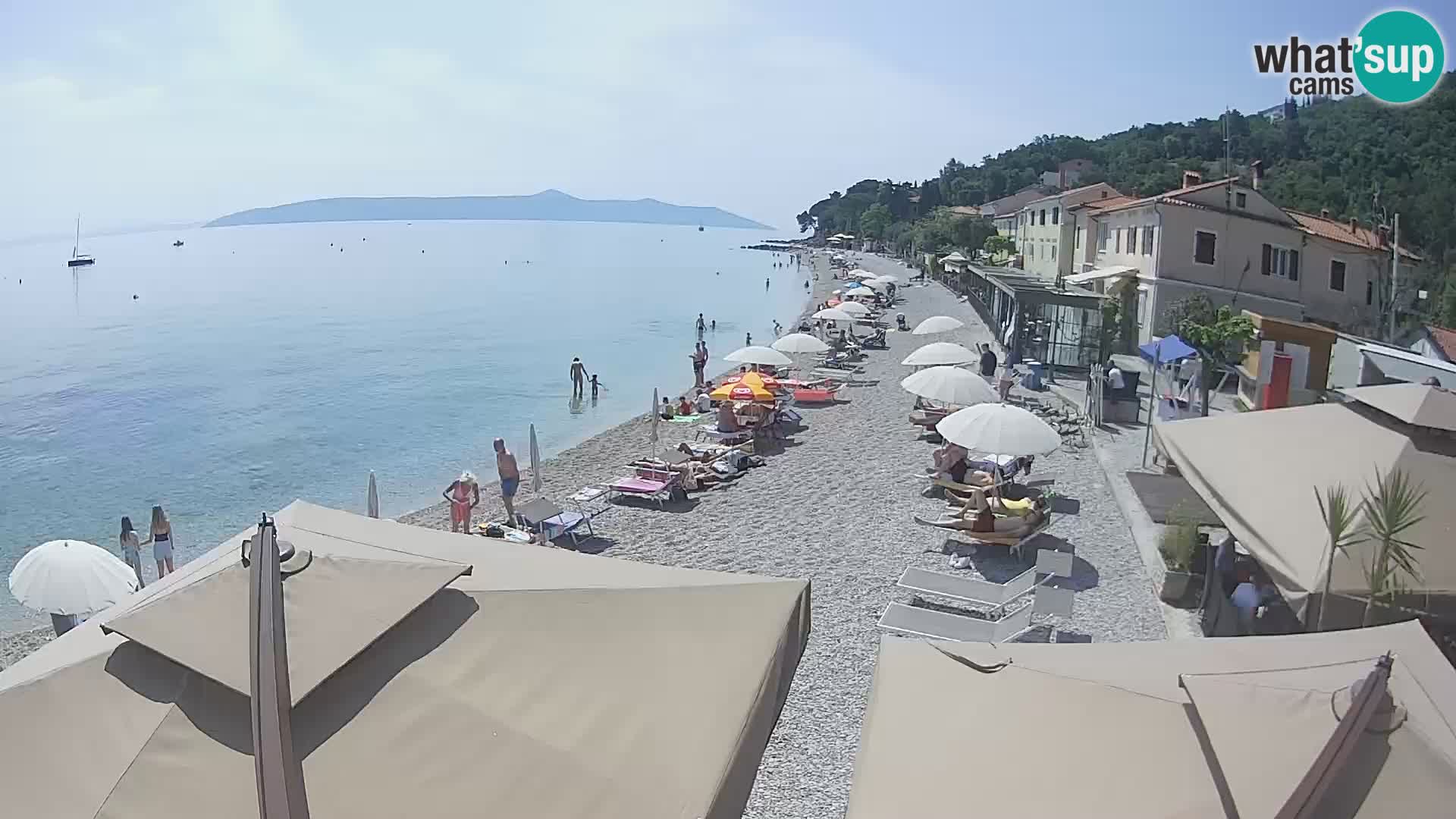 Live Cam Mošćenička Draga – plage