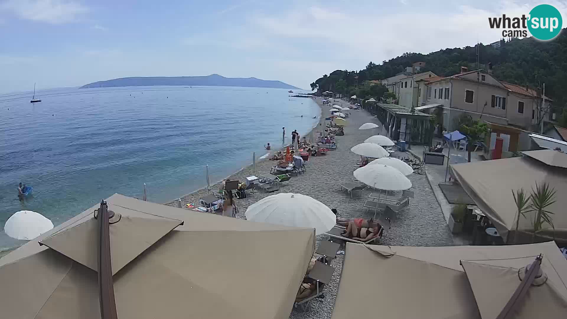 Live Cam Mošćenička Draga – plage