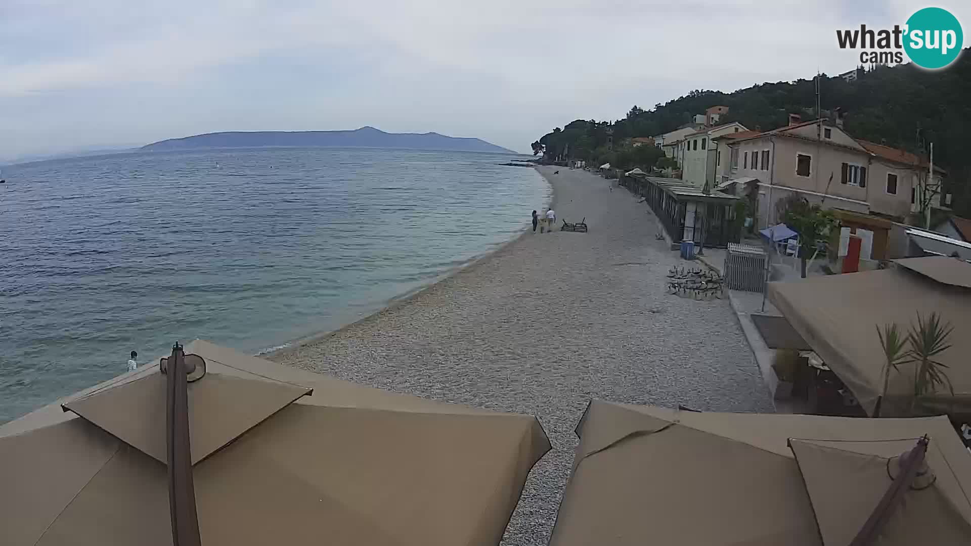 Kamera v živo Mošćenička Draga – plaža