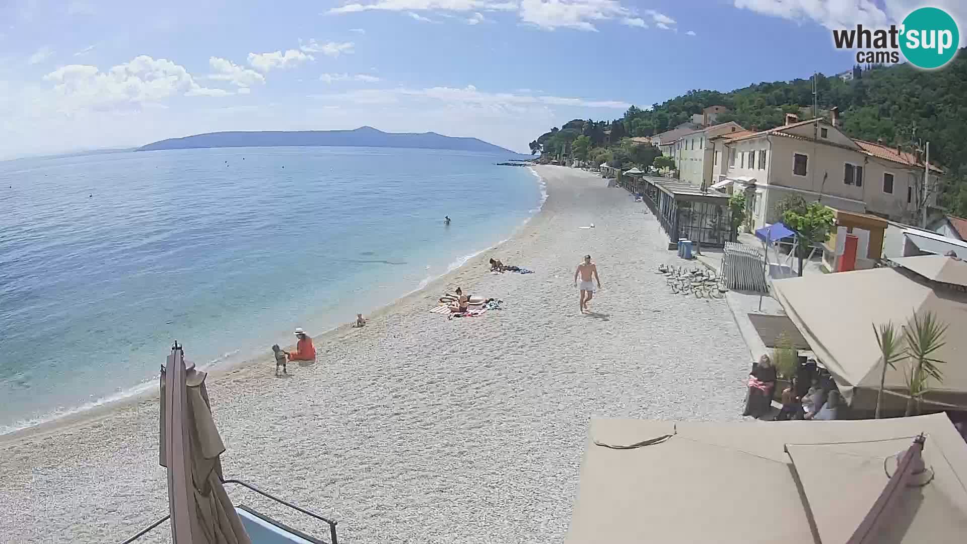 Live Cam Mošćenička Draga – plage