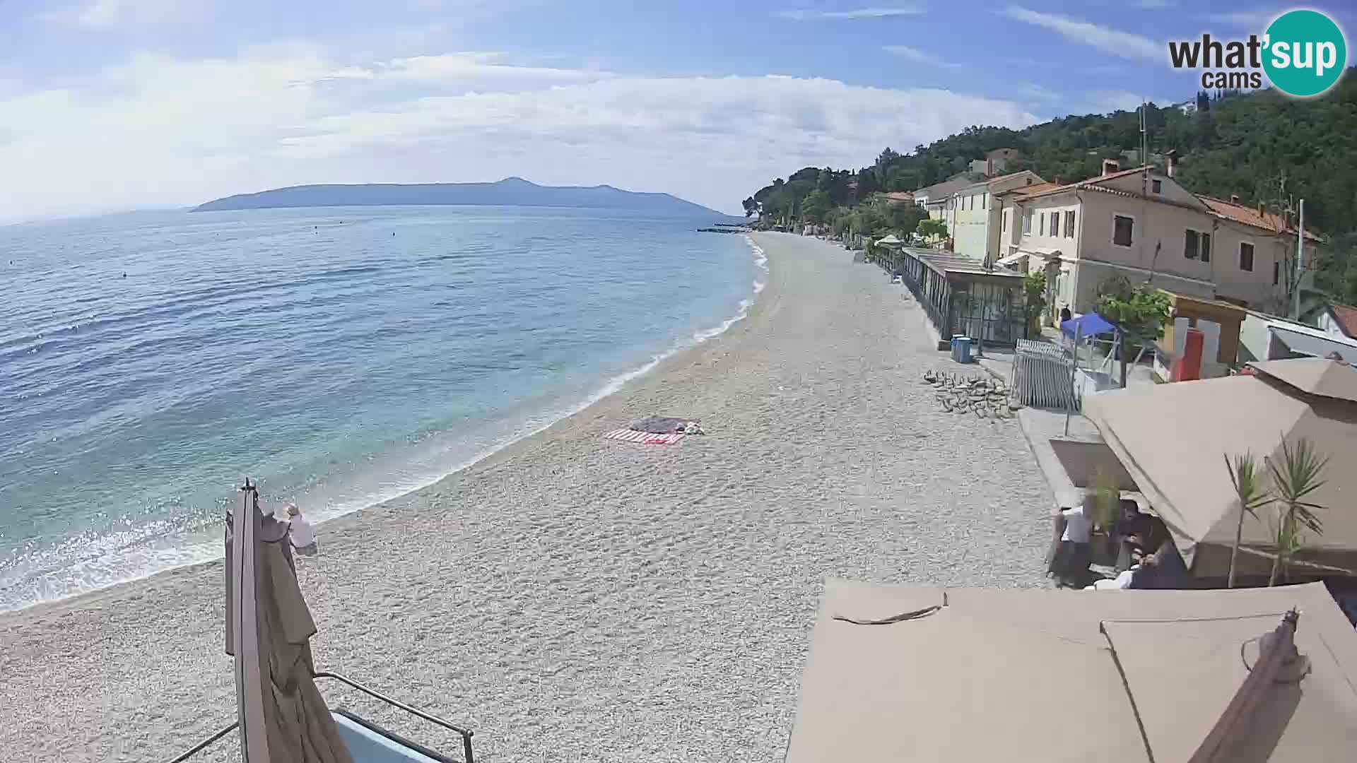 Web kamera Mošćenička Draga – plaža