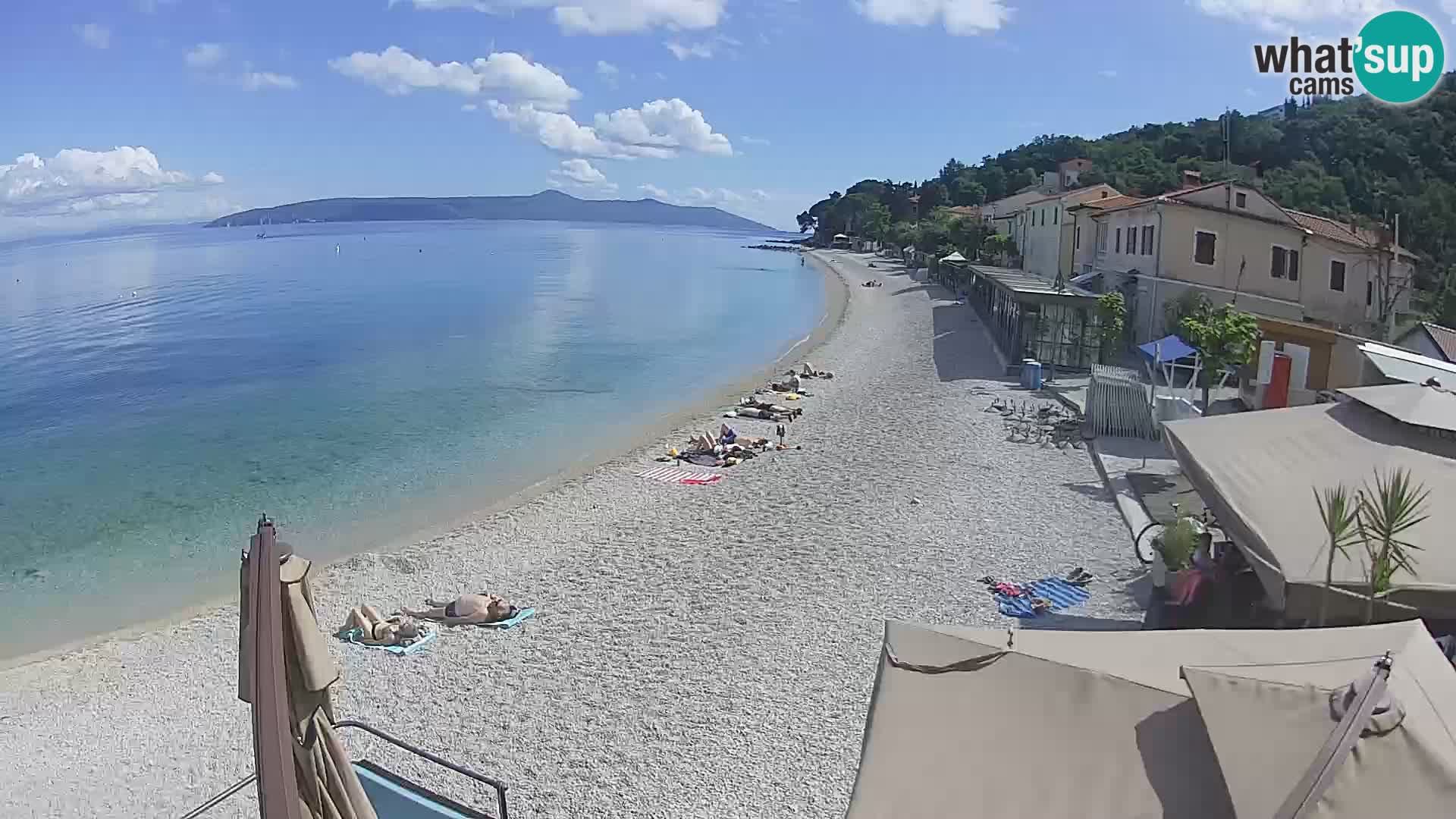 Livecam Draga di Moschiena – spiaggia