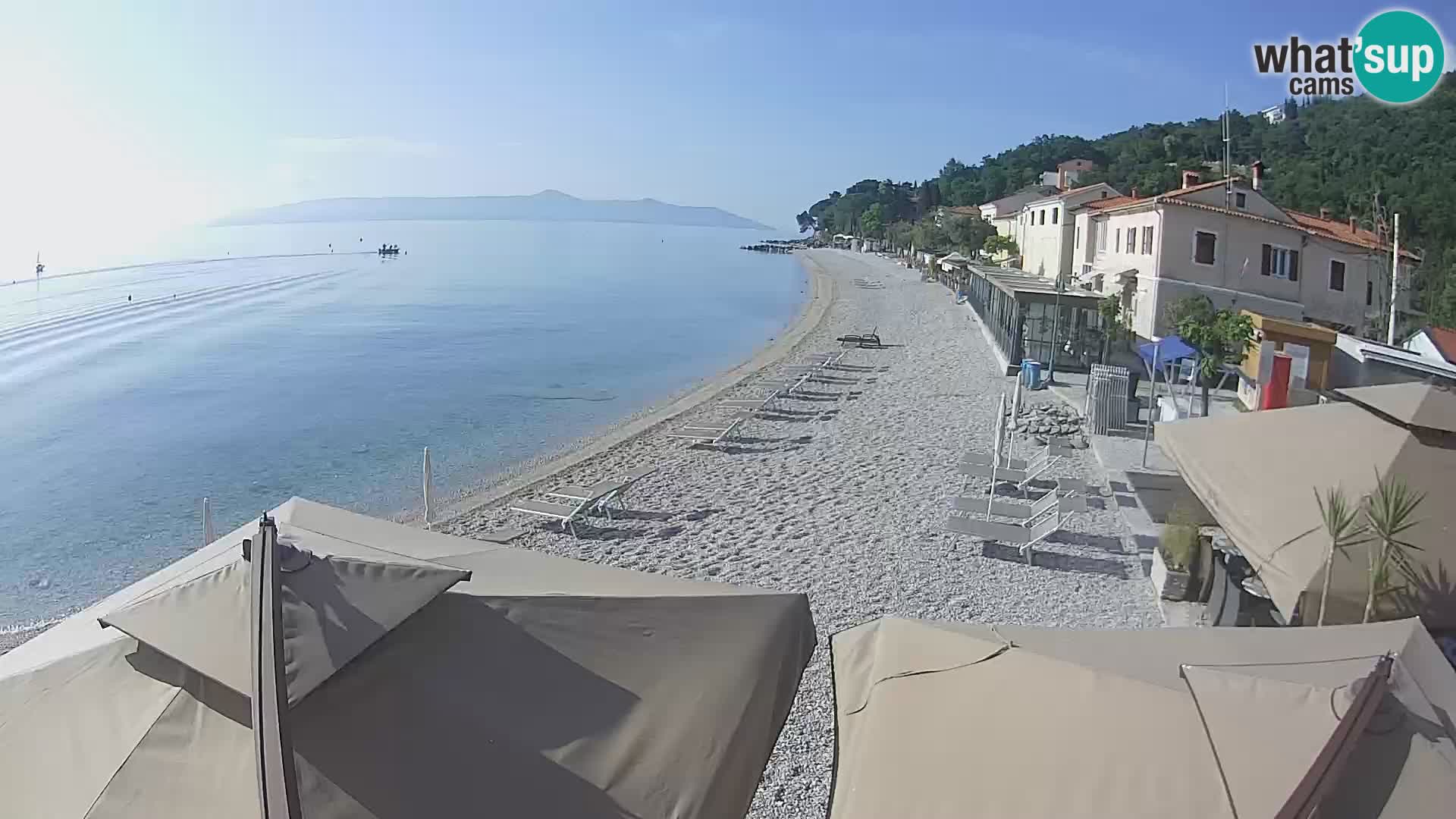Kamera v živo Mošćenička Draga – plaža