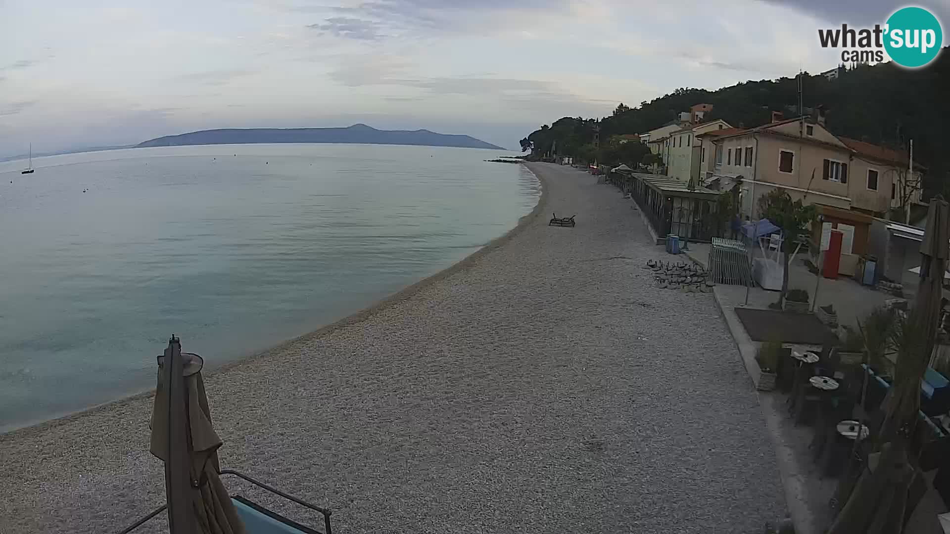 Livecam Draga di Moschiena – spiaggia
