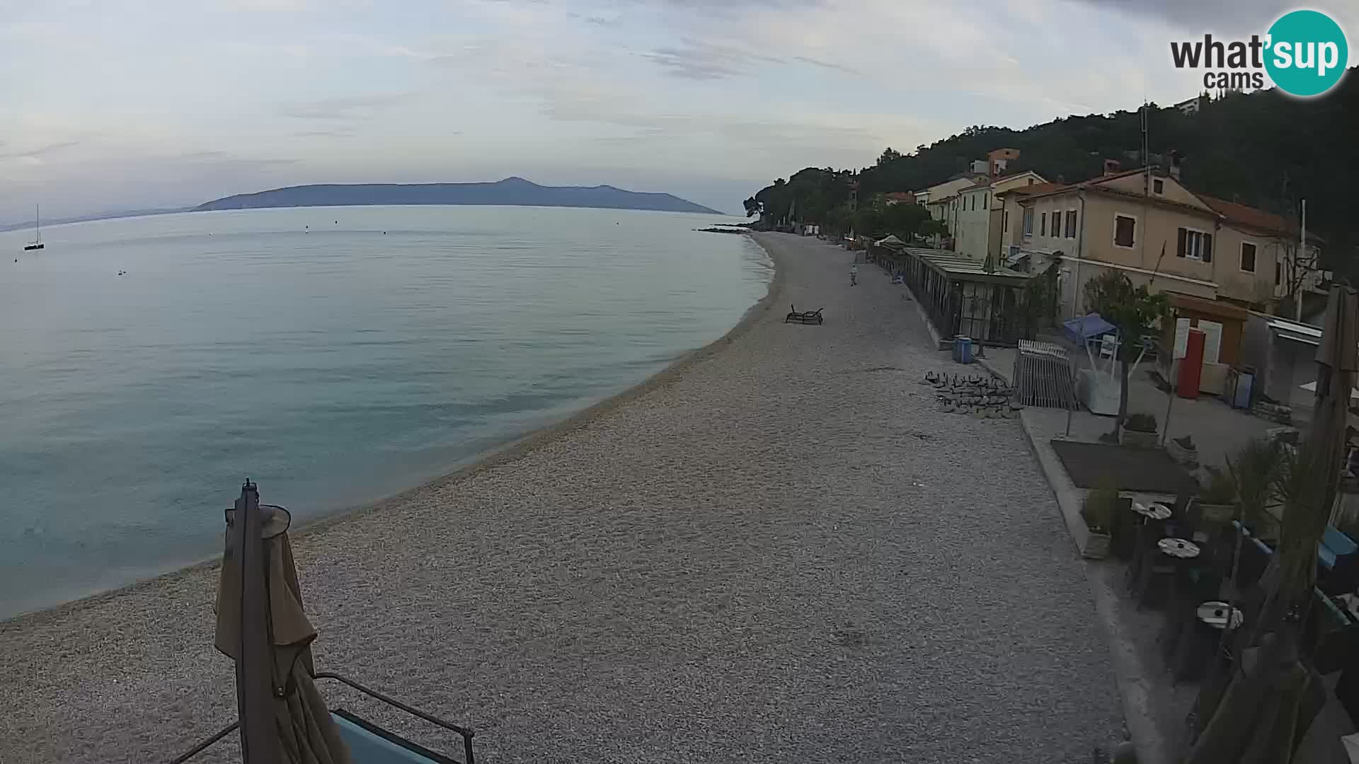 Webcam Mošćenička Draga – Strand