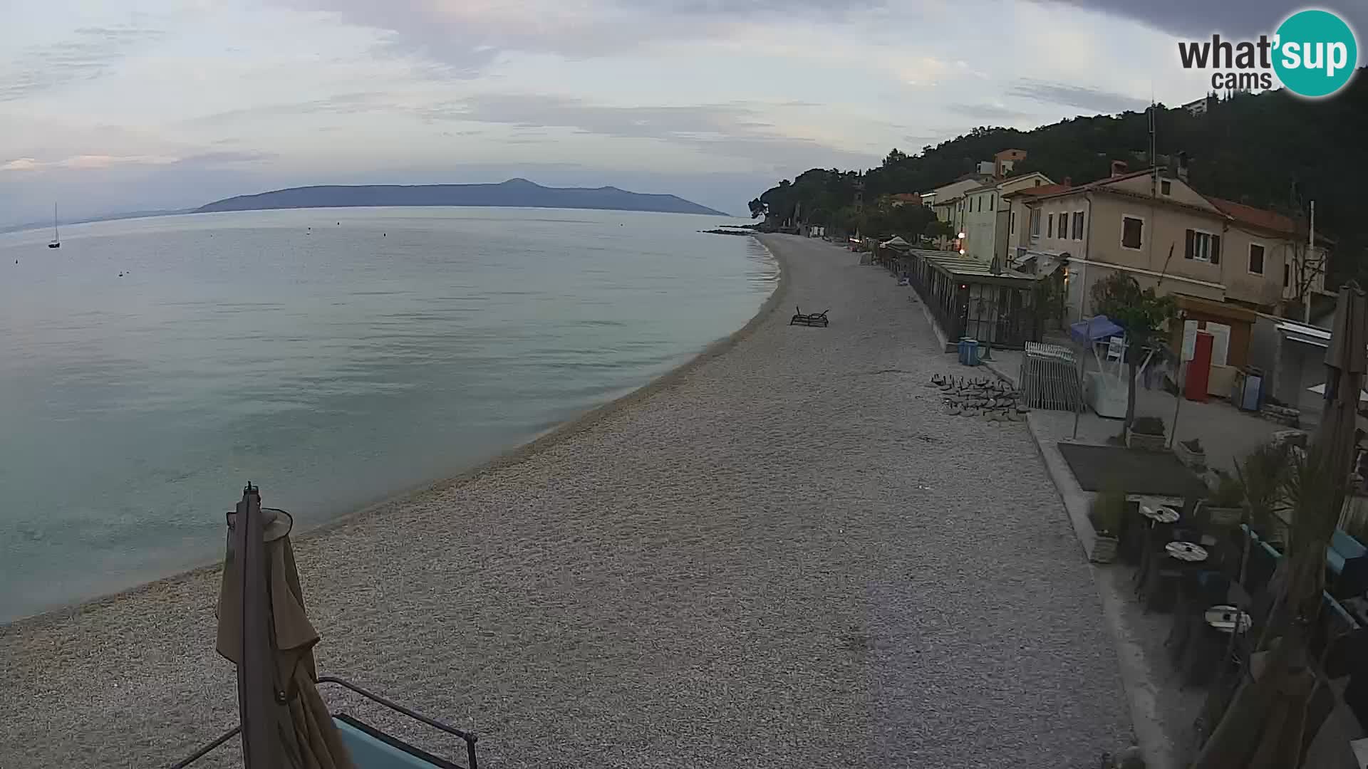 Webcam Mošćenička Draga – Strand