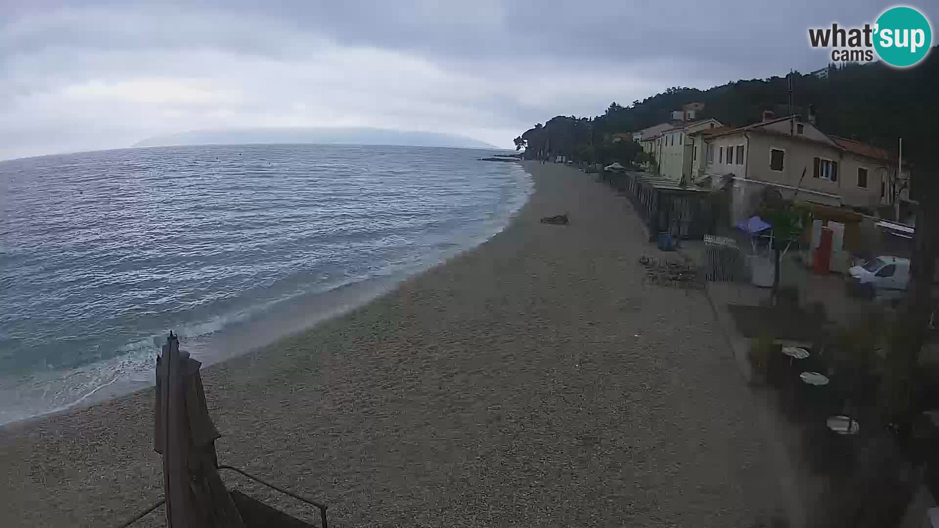 Livecam Draga di Moschiena – spiaggia