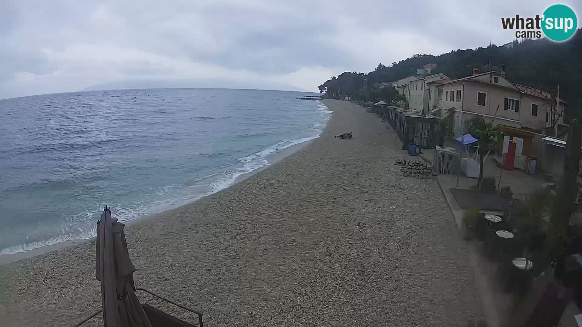 Webcam Mošćenička Draga – Strand