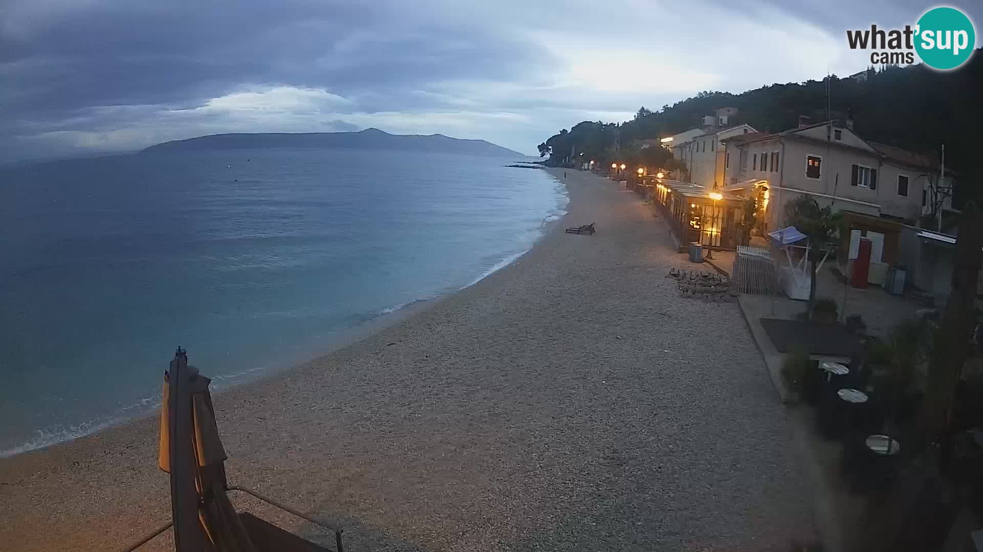 Mošćenička Draga webcam beach