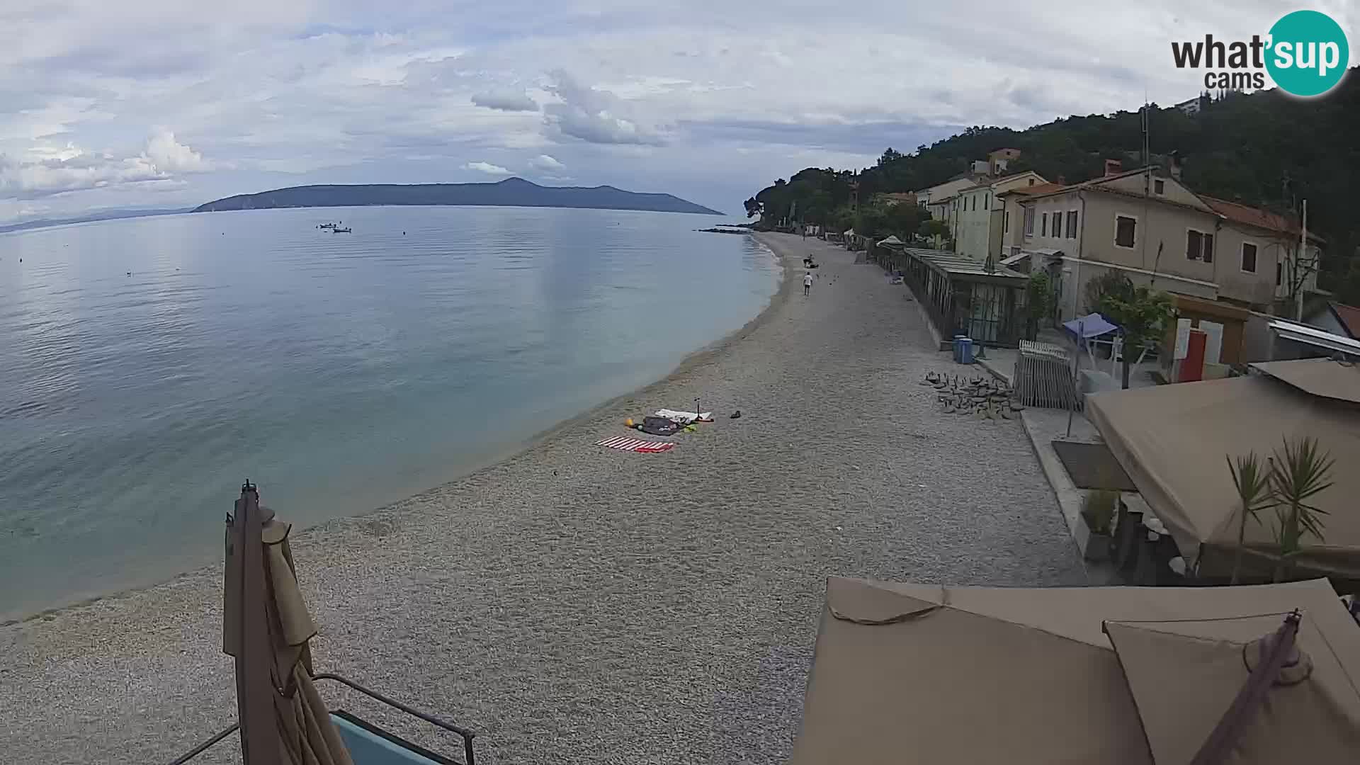 Mošćenička Draga webcam beach