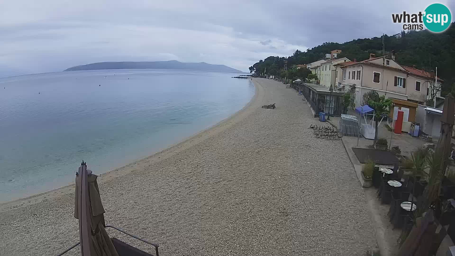 Livecam Draga di Moschiena – spiaggia