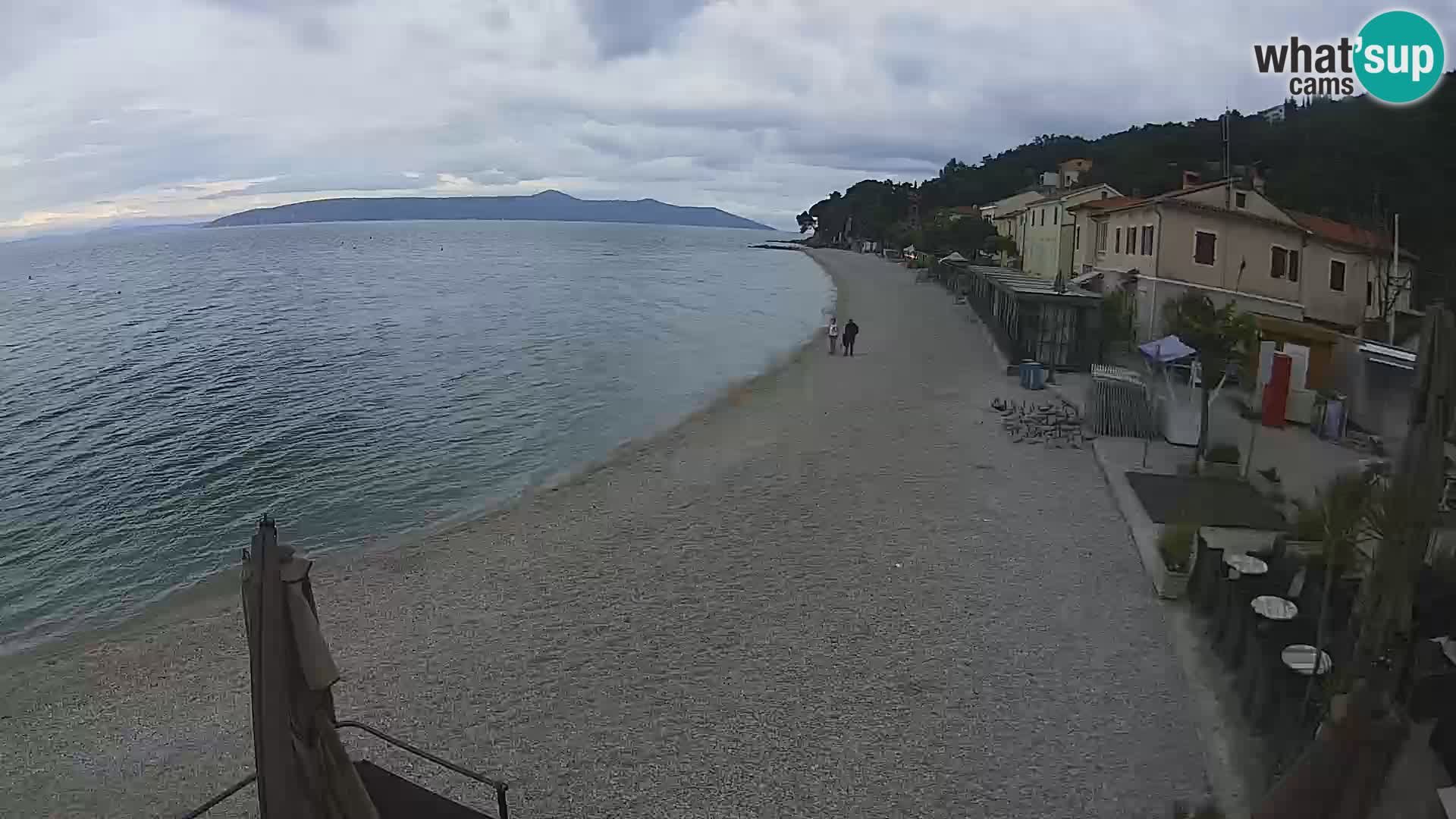 Livecam Draga di Moschiena – spiaggia